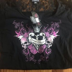 4/$28 Divine Danger Lace Longsleeved Shirt